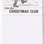 Matchbook Cover Attleborough Savings Bank Massachusetts Christmas Club