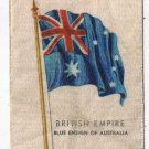 British Empire Blue Ensign Of Australia Flag Kensitas Cigarettes Silk Trade Card