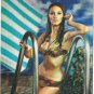 Postcard 3D Lenticular Risque Pool Prize Scantily Clad Model