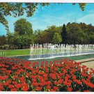 Germany Postcard Karlsruhe Eingang zum Stadtgarten
