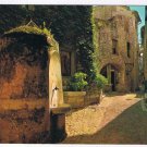 France Postcard Saint Paul Cote d'Azur Fountain In The Main Street