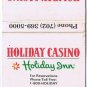Matchbook Cover Holiday Casino Holiday Inn Las Vegas Nevada