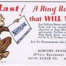 Auburn New York Advertising Card Ink Blotter Schicht System Shop