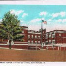 Pennsylvania Postcard Bloomsburg Junior Senior High School