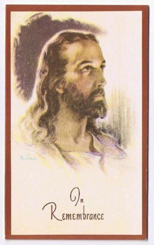 In Remembrance Jesus Prayer Card Bishop of Hamilton in Bermuda 1974