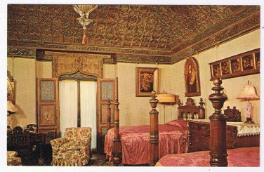 California Postcard San Simeon Hearst Castle Gothic Suite