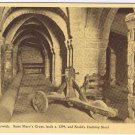 United Kingdom UK Postcard Warwick Saint Mary's Crypt Scold's Ducking Stool