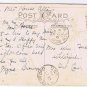 Christmas Postcard Mistletoe Home Snow River Scene Embossed Postmark 1916