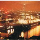 Postcard MiBustling Nighttime Activity Of The Port Of New York