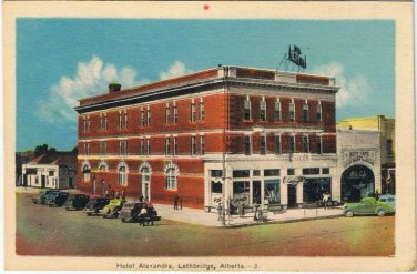 Postcard Hotel Alexandra Lethbridge Alberta