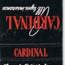 Matchbook Cover Cardinal Insurance Brooklyn New York City