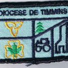 Roman Catholic Diocese Of Timmins Ontario Sew On Patch 1 3/4" x 2 1/2"