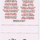 Matchbook Cover Firkin Group Of Family Pubs Ontario