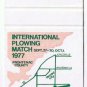 Matchbook Cover International Plowing Match 1977 Frontenac County Ontario