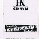 Matchbook Cover Nearing Huber Insurance Bowling Green Ohio