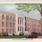 Postcard Collegiate Institute Woodstock Onatario Valentine Black