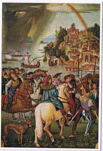 Italy Postcard Pinturicchio Aeneas Piccolomini Council At Basle