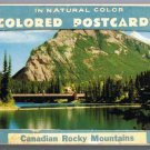 Rocky Mountains Alberta Postcard Booklet 12 Colored Postcards CPR Pacific Rail