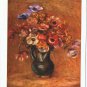 Art Postcard Renoir Anemones