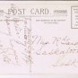 Greeting Postcard Birthday Fold Out Red Rose Embossed 1914