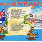 Australia Postcard Expo Oz Advance Fair Poem