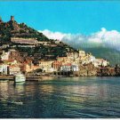 Italy Postcard Amalfi Panorama From The Harbour