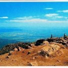Colorado Springs Colorado Postcard Summit Pikes Peak