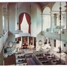 Paul Revere Postcard Old North Church Interior Salem Street Bost
