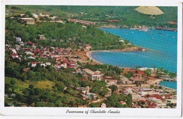 United States Virgin Islands Postcard St Thomas Charlotte Amalie Yacht Haven