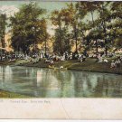 Michigan Postcard Detroit Belle Isle Park Concert Day