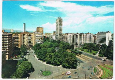 Italy Postcard Milano Republic Square