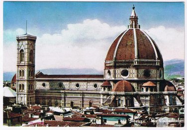 Italy Postcard Firenze Florence The Cathedral