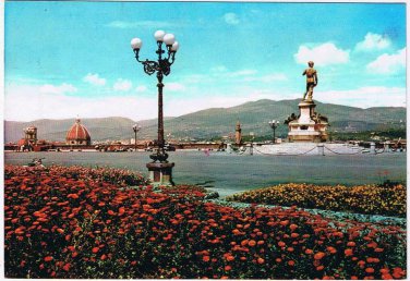 Italy Postcard Firenze Florence Michelangelo Square