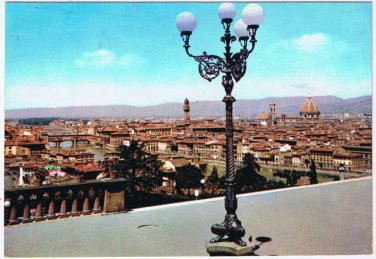 Italy Postcard Firenze Florence General View