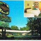 Burlington Vermont Postcard Town & Country Motel AAA Superior Motel