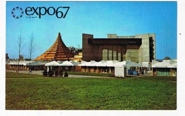 Quebec Postcard Montreal Expo 67 Labyrinth Havre National Film Board