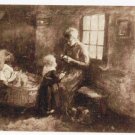 Art Postcard Amsterdam Rijksmuseum Albert Neuhuys Near The Cradle