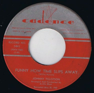 Johnny Tillotson Funny How Time Slips Away 45 rpm Very Good Year For Girls Cdn P