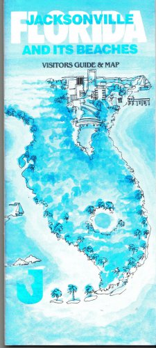 Vintage FLorida Advertising Brochure & Map Jacksonville & Its Beaches
