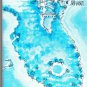 Vintage FLorida Advertising Brochure & Map Jacksonville & Its Beaches