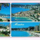 France Postcard Menton Cote d'Azur Frenchy Riviera Multi View