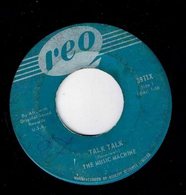Music Machine Talk Talk 45 rpm Come On In Reo