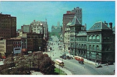 New York Postcard Albany State Street