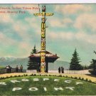 British Columbia Postcard Vancouver Totem Pole Prospect Point Stanley Park