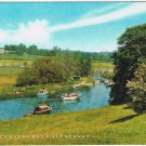 Postcard Teston Lock & Bridge Medway Kent England UK