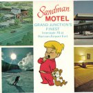 Colorado Postcard Grand Junction Sandman Motel Long Card