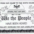 Advertising Postcard National Postcard Week From Out House To The White House
