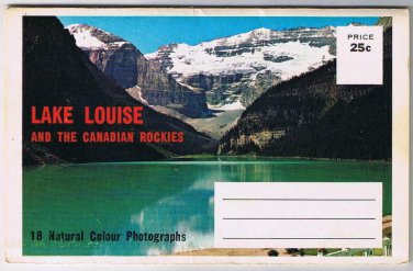 Alberta Postcard Booklet Lake Louise Canadian Rockies