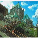 Postcard Chateau Frontenac From Cote de la Montagne Quebec City