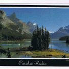 British Columbia Postcard Maligne Lake Spirit Island Jasper National Park